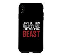 Ne Te Laisse Pas Tromper par ce Joli Visage, Je suis Un Beast Wrestling Coque pour iPhone XS Max