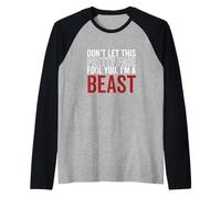 Ne Te Laisse Pas Tromper par ce Joli Visage, Je suis Un Beast Wrestling Manche Raglan