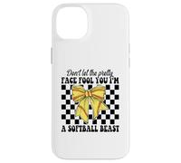 Ne Te Laisse Pas Tromper par Son Joli Visage, Je suis Une bête de Softball Coque pour iPhone 14 Plus