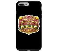 Ne Te Laisse Pas Tromper par Son Joli Visage, Je suis Une bête de Softball Coque pour iPhone 7 Plus/8 Plus