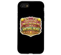 Ne Te Laisse Pas Tromper par Son Joli Visage, Je suis Une bête de Softball Coque pour iPhone SE (2020) / 7/8