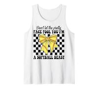 Ne Te Laisse Pas Tromper par Son Joli Visage, Je suis Une bête de Softball Débardeur