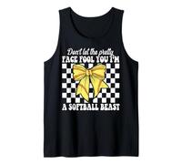 Ne Te Laisse Pas Tromper par Son Joli Visage, Je suis Une bête de Softball Débardeur