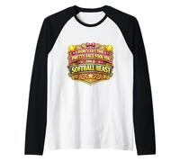 Ne Te Laisse Pas Tromper par Son Joli Visage, Je suis Une bête de Softball Manche Raglan
