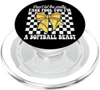 Ne Te Laisse Pas Tromper par Son Joli Visage, Je suis Une bête de Softball PopSockets PopGrip pour MagSafe