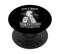 Ne t'inquiète Pas, Mes Tatouages ne t'aiment Pas Non Plus, Pop Art Girl PopSockets PopGrip Adhésif