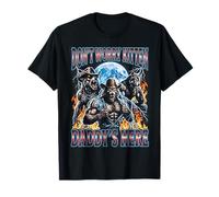 Ne t'inquiète Pas, Mon Chaton est là, Blue Moon Wolf T-Shirt