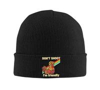 Ne Tirez Pas I’m Friendly Bonnets tricotés 's Man’s Men’s Beanies Autumn Hats Acrylic Hip Hop Cap