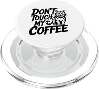 Ne Touche Pas à Mon café - Humour avec Chat féroce PopSockets PopGrip pour MagSafe