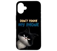 NE Touche Pas Mon TÉLÉPHONE, Chat Coque pour iPhone 16 Plus