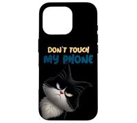 NE Touche Pas Mon TÉLÉPHONE, Chat Coque pour iPhone 16 Pro