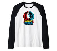 « Ne touchez Pas à Cuba », Un Anti-Guerre Vintage Manche Raglan