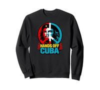 « Ne touchez Pas à Cuba », Un Anti-Guerre Vintage Sweatshirt
