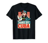 « Ne touchez Pas à Cuba », Un Anti-Guerre Vintage T-Shirt