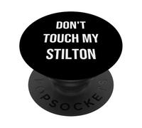 Ne touchez Pas à Mon Stilton Funny Food Foodie PopSockets PopGrip Adhésif