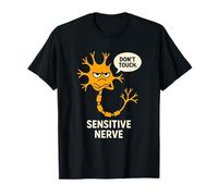 Ne touchez Pas Un Nerf Sensible, Jeu de Mots Amusant sur la biologie des neurosciences T-Shirt