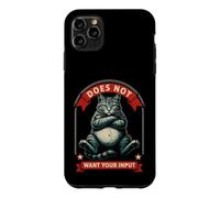 Ne Veut Pas de Votre entrée de Chat drôle Coque pour iPhone 11 Pro Max