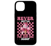 Ne Vous contentez jamais d'une Seule cuillère, Cornet de crème glacée, Fille et Coquette Coque pour iPhone 14 Plus