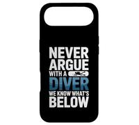Ne Vous disputez jamais avec Un Plongeur, Nous savons ce Qui est ci-Dessous Coque pour iPhone Air