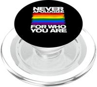 Ne Vous excusez jamais pour Qui Vous êtes Rainbow Pride LGBTQ Gay PopSockets PopGrip pour MagSafe