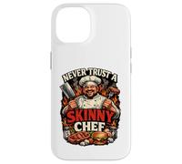 Ne Vous fiez jamais à Un Chef Maigre, drôle, Papa, Cuisinier, Barbecue et grillades Coque pour iPhone 14