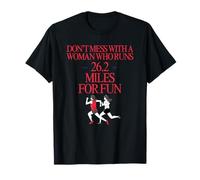 Ne Vous Frottez Pas À Une Femme Qui Court 42 Km pour Le T-Shirt