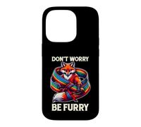 Ne Vous inquiétez Pas Be Furry Fox Wolf Rainbow Cute Fursona Fandoms Coque pour iPhone 14 Pro