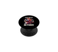 Ne Vous inquiétez Pas Be Furry Fox Wolf Rainbow Cute Fursona Fandoms PopSockets PopGrip Adhésif