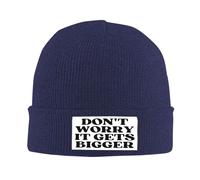 Ne Vous Inquiétez Pas, Ça Devient Plus Gros Bonnet Doux Bonnet Hiver Classique Chapeau pour Shopping Course À Pied Cyclisme