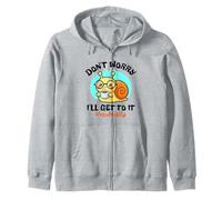 Ne Vous inquiétez Pas, Je finirai par y Arriver. Joli Dessin d'escargot Kawaii Sweat à Capuche