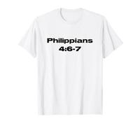 Ne Vous inquiétez Pas Philippiens 4 : 6-7 par Christ Jesus Blk T-Shirt