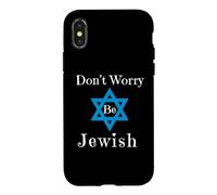 Ne Vous inquiétez Pas, Soyez juif Coque pour iPhone X/XS