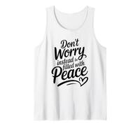 Ne Vous inquiétez Pas, Soyez rempli de Paix Débardeur