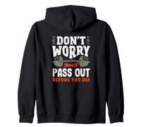 Ne Vous inquiétez Pas, Vous Allez Vous évanouir Avant de Mourir. Salle de Sport Sweat à Capuche