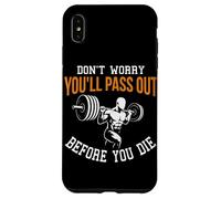 Ne Vous inquiétez Pas, Vous passerez Avant de Mourir Entraîneur Personnel Coque pour iPhone XS Max