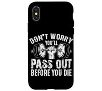 Ne Vous inquiétez Pas, Vous passerez Dehors Avant de Mourir Coque pour iPhone X/XS