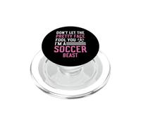 Ne Vous Laissez Pas Tromper par Votre Joli Visage, bête de Football PopSockets PopGrip pour MagSafe