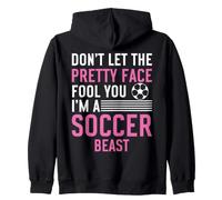 Ne Vous Laissez Pas Tromper par Votre Joli Visage, bête de Football Sweat à Capuche