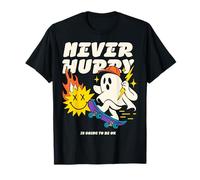 Ne Vous pressez jamais, Illustration Positive de Ghost Skate T-Shirt