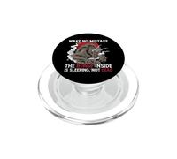 Ne Vous y trompez Pas, la bête à l'intérieur dort PopSockets PopGrip pour MagSafe