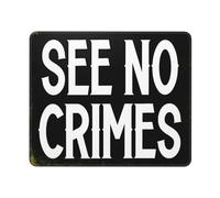 Ne Voyez Aucun Crime Mouse Pad Douce Tapis Souris Portable Tapis De Souris pour Maison Bureau Travail 25X30Cm