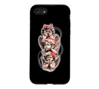 Ne voyez Aucun Mal, ne Parlez Pas de Mal, n'écoutez Pas de méchants bébés Anges Coque pour iPhone SE (2020) / 7/8