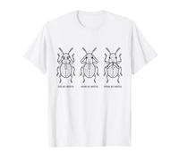 Ne voyez Pas de charançon N'écoutez Pas de charançon Ne Parlez Pas de charançon Insecte drôle T-Shirt