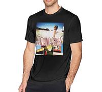 Ne-W Fo-Und Glory from The Screen to Your Stereo Men's Classic Breathable T Shirt Casual Round Neck Easy Tee Tunics Black T-Shirts à Manches Courtes(Medium)