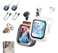 NE20 Earbuds, NE20 Wireless Headphones, Bluetooth 6.0, Ai Translation Earbud Real Time with 140 Language, 48 Hours Battery, LCD Touchscreen Noise Earphones for Travel, Business, Learning (mixed 2pcs)