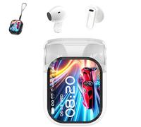 Ne20 Earbuds, Translation Earbuds with 140 Language AI Translator Real Time, Bluetooth 6.0 Earphone, Long Endurance, Touch Control Waterproof Headphones, Touchscreen Noise Cancellation (White)