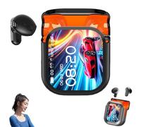 Ne20 Écouteurs, Ne20 Traduction Bluetooth 6.0 Écouteurs Sans Fil Ne20 Traduction avec 140 Langues Traducteur Ai en Temps Réel 48 Heures Batterie Son Stéréo HD Longue Vie (Noir)