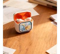 NE20 Écouteurs sans fil de traduction AI en temps réel, 140 langues, écran LCD, résistance aux éclaboussures IPX7, pour voyage, réunion, étude (kaki)