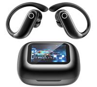 NE61 Écouteur Traducteur Instantané avec Écran LED, Moniteur Cardiaque et d’Oxygène, traducteur vocal instantané en Tiempo Real 134 Idiomas y 8 Modos de Traducción, Bluetooth 6.0,60 heures de voyage