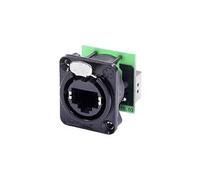 - NE8FDP-B - Embase châssis RJ45 Type D - Noir